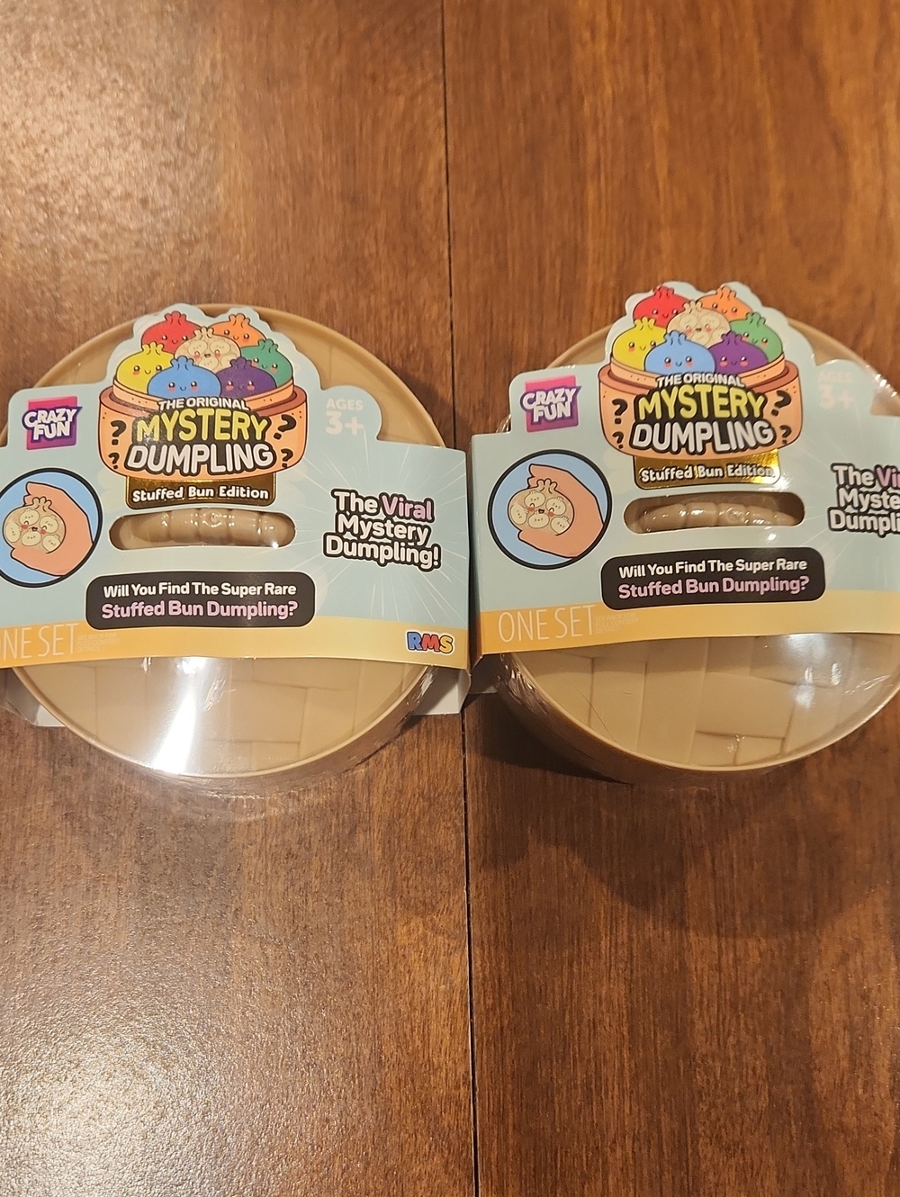 RMS Crazy Fun Mystery Dumpling Stuffed Bun Edition Brand New Lot Of 2